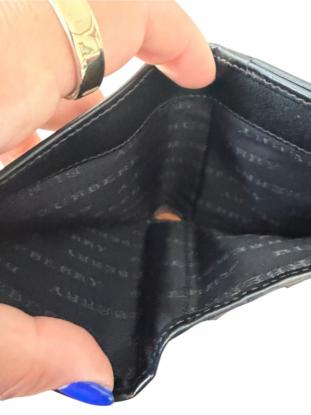 Burberry Nova Check Compact Wallet - Picture 5 of 10